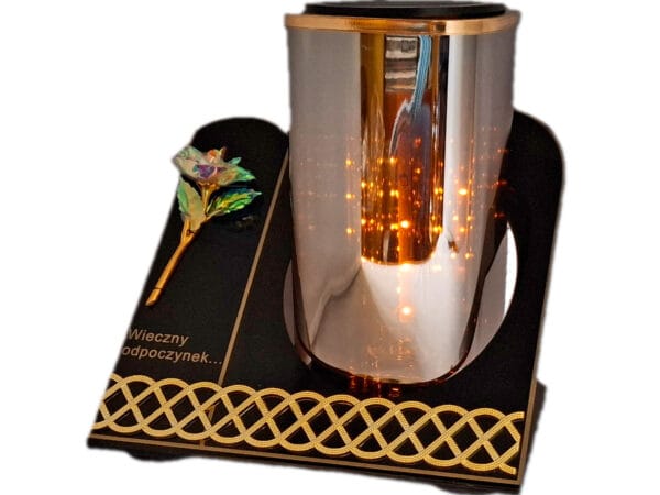 solar-3-D-zlo-roz-multi1.jpg SOLAR SOLARNY FOTOWOLTAICZNY ZNICZ LAMPION AKR TUBA 3D RÓŻA MULTI
