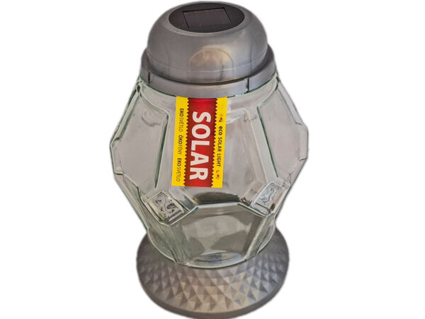 SOLAR SOLARNY ZNICZ LAMPION NA GRÓB 4100 SREBRO