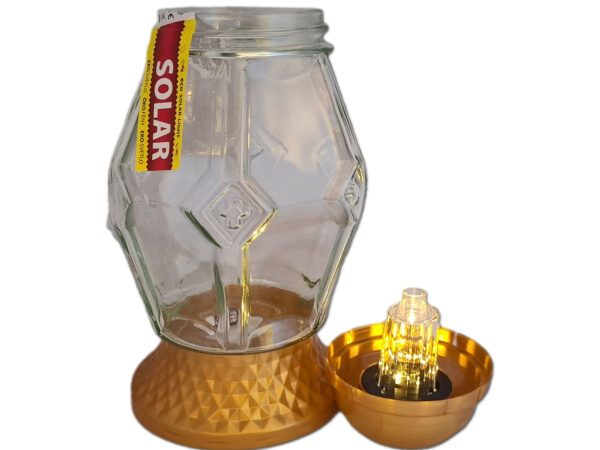SOLAR SOLARNY ZNICZ LAMPION NA GRÓB 4100 ZŁOTO