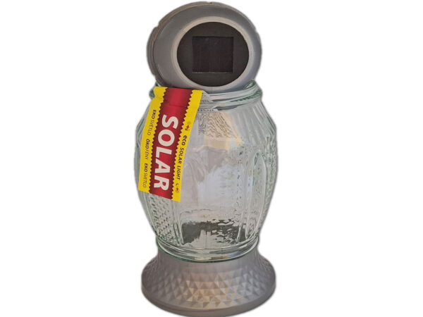 SOLARNY SOLAR ZNICZ ZNICZE LAMPION NA GRÓB 5560 SREBRO