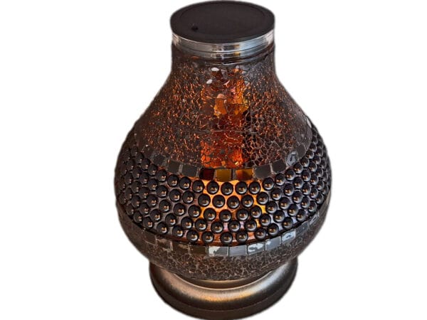 solar-karaf-jerzyk-czarn2.jpg SOLAR SOLARNY ZNICZ LAMPION NA GRÓB KARAFA CZARNA KORALE