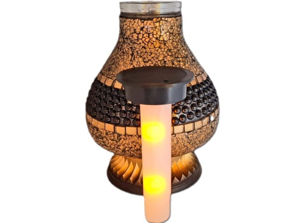 solar-karaf-jerzyk-zlot3.jpg SOLAR SOLARNY ZNICZ LAMPION NA GRÓB KARAFA ZŁOTO KORALE