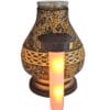solar-karaf-pasek-zl3.jpg SOLAR SOLARNY ZNICZ LAMPION NA GRÓB KARAFA PASEK ZŁOTO-CZARNA