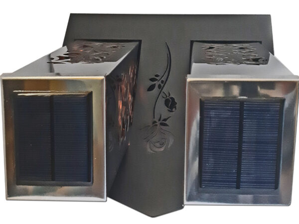 RODZICE RODZICOM ZNICZ SOLARNY SOLAR FOTOWOLTAICZNY DUET TUBA SREBRO