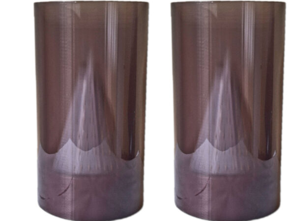 WKŁAD WKŁADY DO ZNICZY STOŻEK WULKAN ZESTAW 2 SZTUKI BIAŁY+BATERIE