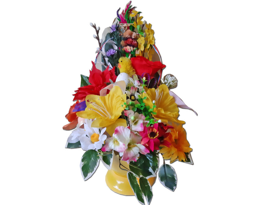 DONICZKA BUKIET STROIK ZALEWANY WIELKANOCNY