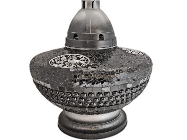 ZNICZ ZNICZE LAMPION NA GRÓB UFO KORAL CZARNY+WKŁADY