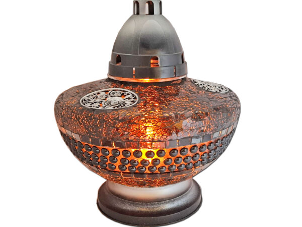 ZNICZ ZNICZE LAMPION NA GRÓB UFO KORAL CZARNY+WKŁADY