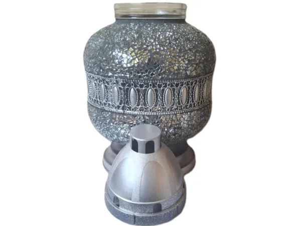 ZNICZ ZNICZE LAMPION NA GRÓB URN SREBRO +WKŁAD