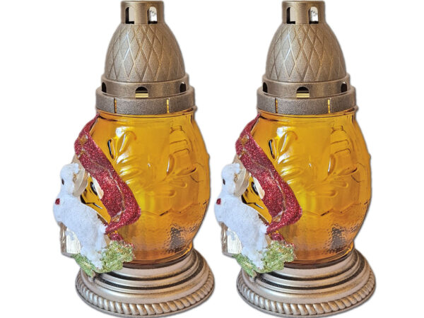 WIELKANOC WIELKANOCNY ZNICZ LAMPION NA GRÓB Z2330 X 2 SZTUKI+WKŁADY