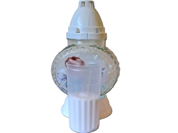 ZNICZ ZNICZE LAMPION NA GRÓB Z1 CHŁOPIEC +WKŁAD