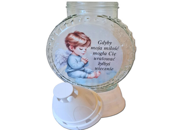 ZNICZ ZNICZE LAMPION NA GRÓB Z1 CHŁOPIEC +WKŁAD