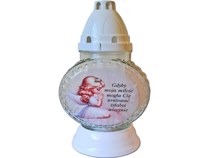 ZNICZ ZNICZE LAMPION NA GRÓB Z1 DZIEWCZYNKA +WKŁAD