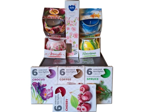 ŚWIECE ZAPACHOWE 4 SZT+ PODGRZEWACZE ZAPACHOWE 4 SZT+DYFUZOR ZAPACHOWY 1 SZ