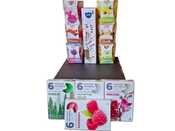 ŚWIECE ZAPACHOWE 6 SZT+ PODGRZEWACZE ZAPACHOWE 4 SZT+DYFUZOR ZAPACHOWY 1 SZ