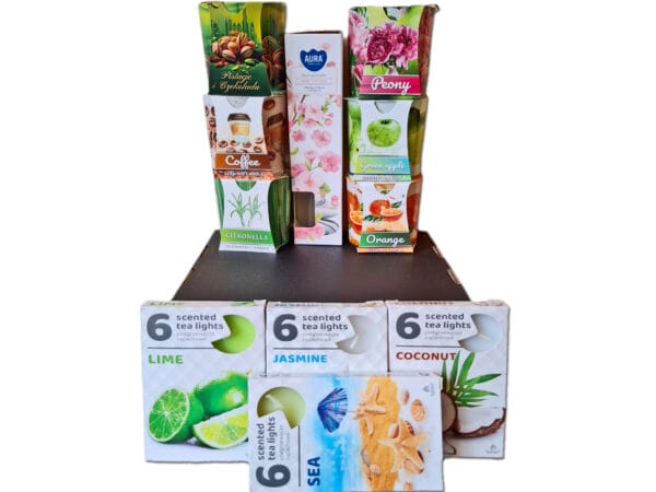 ŚWIECE ZAPACHOWE 6 SZT+ PODGRZEWACZE ZAPACHOWE 4 SZT+DYFUZOR ZAPACHOWY 1 SZ
