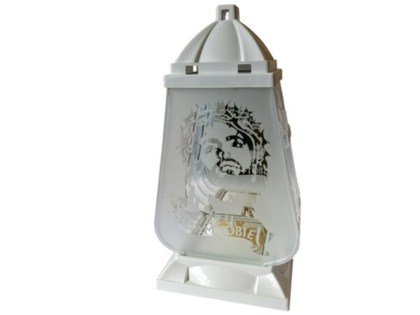 ZNICZ LAMPION KAPLICZKA BIAŁA UFAM 2