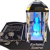 blach-kpl-pod-sio-sre-fig1.jpg SIOSTRA SIOSTRZE ZNICZ LAMPION NA GRÓB KPL SREBRO SKOS SENTENCJA+ FIGURKA LED