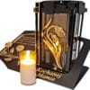 blach-plk-3d-ro-zl-mam-sw1.jpg MAMA MAMIE ZNICZ LAMPION NA GRÓB PLK RÓŻA ZŁ CZARNY SKOS SENTENCJA+ ŚWIECA