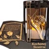 blach-plk-3d-ro-zl-sio-sw1.jpg SIOSTRA SIOSTRZE ZNICZ LAMPION NA GRÓB PLK RÓŻA ZŁ C SKOS SENTENCJA+ ŚWIECA