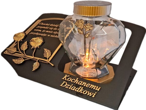 blach-solar-zlo-cort-dzi2.jpg DZIADEK SOLARNY ZNICZ LAMPION NA GRÓB SERCE SZKŁO ZŁOTO SKOS SENTENCJA