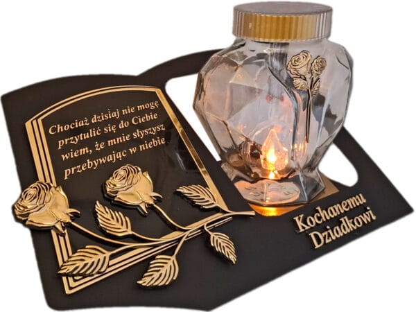blach-solar-zlo-cort-dzi4.jpg DZIADEK SOLARNY ZNICZ LAMPION NA GRÓB SERCE SZKŁO ZŁOTO SKOS SENTENCJA