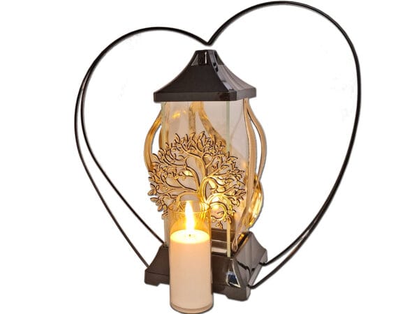florencja-obrecz-zl-sw1.jpg ZNICZ ZNICZE LAMPION NA GRÓB FLA OBRĘCZ METALIZA ZŁOTO+ŚWIECA LED