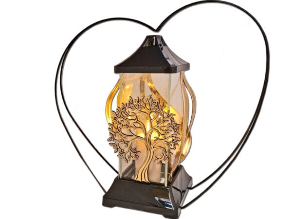 florencja-obrecz-zl-sw3.jpg ZNICZ ZNICZE LAMPION NA GRÓB FLA OBRĘCZ METALIZA ZŁOTO+ŚWIECA LED
