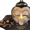 blach-ser-imp-syn-zlo-sw3.jpg SYN SYNOWI ZNICZ LAMPION NA GRÓB SERCE I SERCE ZŁOTO SKOS SENTENCJA+ ŚWIECA