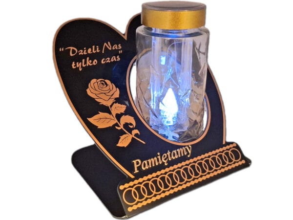 PAMIĘTAMY ZNICZ LAMPION NA GRÓB SKOS SOLAR DZIELI ZŁOTO