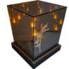 kwadrat-3d-solar-sreb10.jpg SOLAR SOLARNY FOTOWOLTAICZNY ZNICZ LAMPION KWT GIGANT 3D KRZYŻ SREBRO