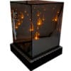 kwadrat-3d-solar-sreb5.jpg SOLAR SOLARNY FOTOWOLTAICZNY ZNICZ LAMPION KWT GIGANT 3D KRZYŻ SREBRO
