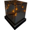 kwadrat-3d-solar-sreb6.jpg SOLAR SOLARNY FOTOWOLTAICZNY ZNICZ LAMPION KWT GIGANT 3D KRZYŻ SREBRO