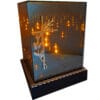 kwadrat-3d-solar-sreb9.jpg SOLAR SOLARNY FOTOWOLTAICZNY ZNICZ LAMPION KWT GIGANT 3D KRZYŻ SREBRO