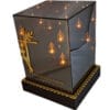 kwadrat-3d-solar-zlot2.jpg SOLAR SOLARNY FOTOWOLTAICZNY ZNICZ LAMPION KWT GIGANT 3D KRZYŻ ZŁOTO