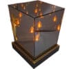kwadrat-3d-solar-zlot8.jpg SOLAR SOLARNY FOTOWOLTAICZNY ZNICZ LAMPION KWT GIGANT 3D KRZYŻ ZŁOTO
