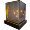kwadrat-3d-solar-zlot9.jpg SOLAR SOLARNY FOTOWOLTAICZNY ZNICZ LAMPION KWT GIGANT 3D KRZYŻ ZŁOTO